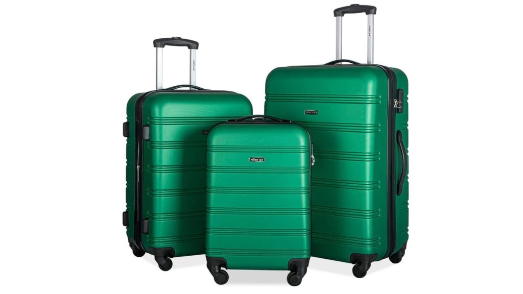 Merax Mellowdy 3 Piece Set Spinner Luggage Expandable Travel Suitcase 20 24 28 inch