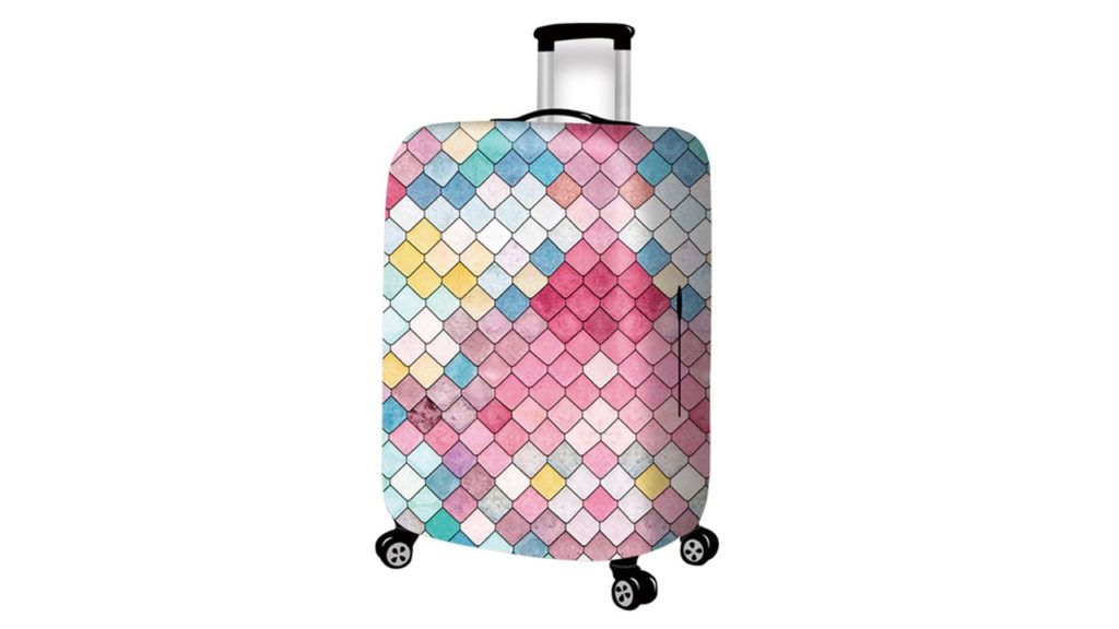 Travel Rolling Luggage Cover Cute 3D Luggage Protector Suitcase Cover