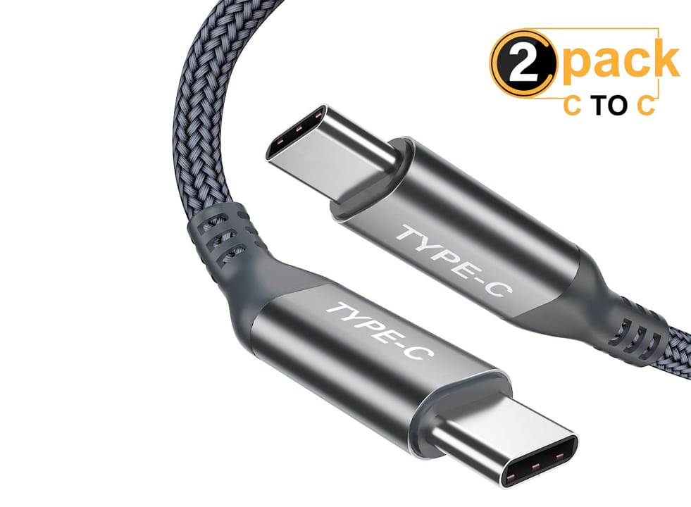 USB C to USB C Cable 3A 2 Pack