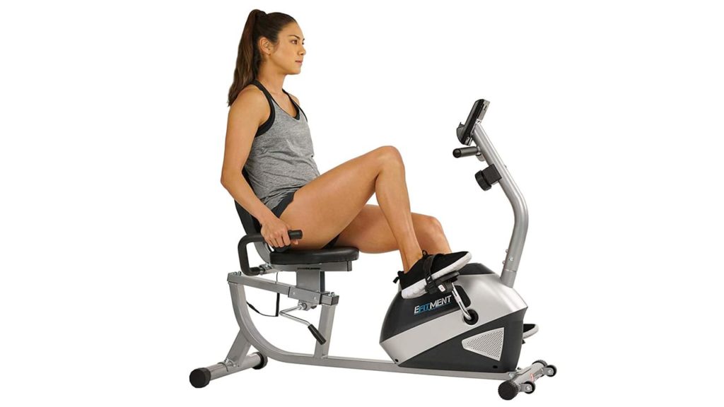 EFITMENT Magnetic Recumbent Bike Exercise Bike