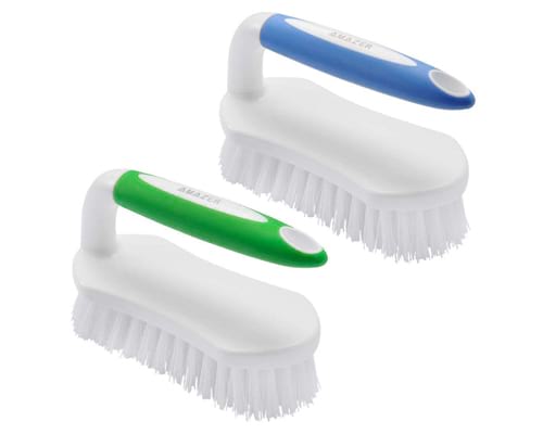 Amazer Scrub Brush Comfort Grip & Flexible Stiff