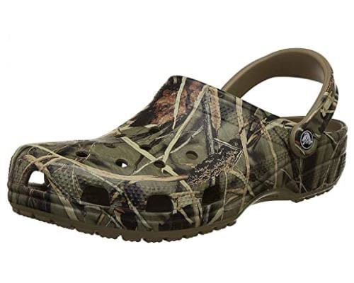 Crocs Mens and Womens Classic Realtree Clog Camo Crocs for Men and Women