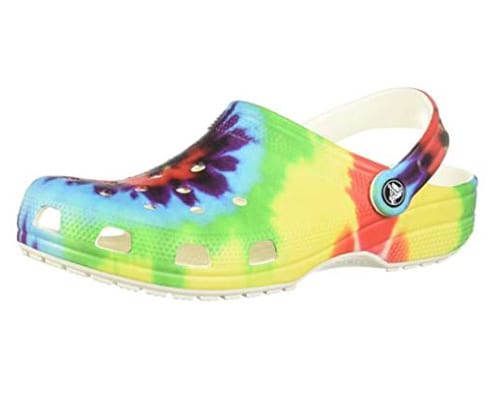 Crocs Unisex-Adult Classic Tie Dye Clog Comfortable Slip on Water Shoes