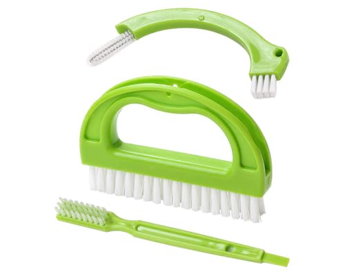 Living&Giving Grout Brush, (3 in 1) Grout Cleaner Brush