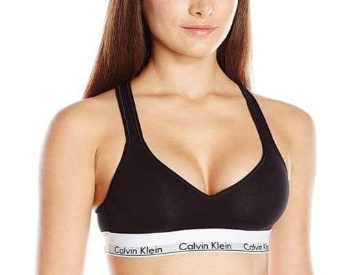 Calvin Klein Womens Modern Cotton Lightly Lined Bralette