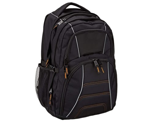 AmazonBasics Laptop Computer Backpack - Fits Up To 17 Inch Laptops