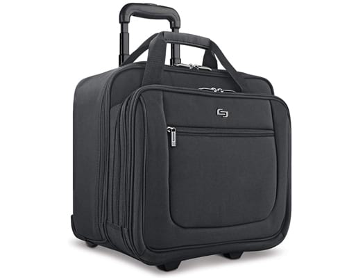 Solo New York Bryant Rolling Laptop Bag, Black