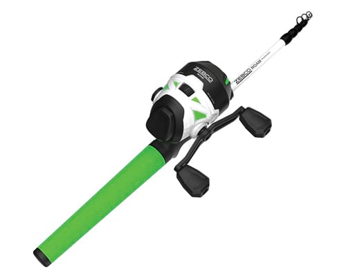 Zebco Roam Telescopic Fishing Rod and Spinning or Spincast Fishing Reel