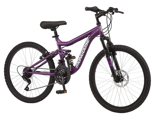 Mongoose Major Mountain Bike, 24-inch Wheels