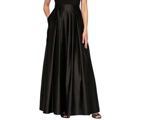 Alex Evenings Womens Long Ballgown Skirt