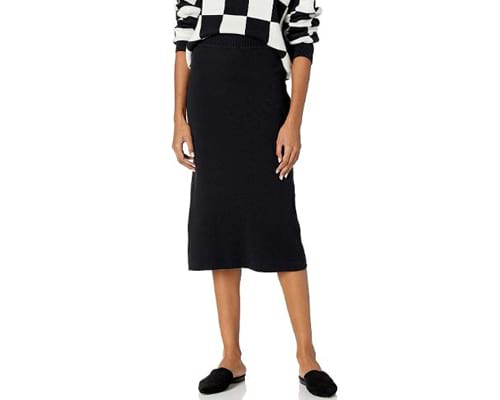 The Drop Womens Iris Pull-On Midi Sweater Pencil Skirt